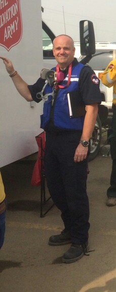 Daryl D. Black in field consultation during an emergency incident